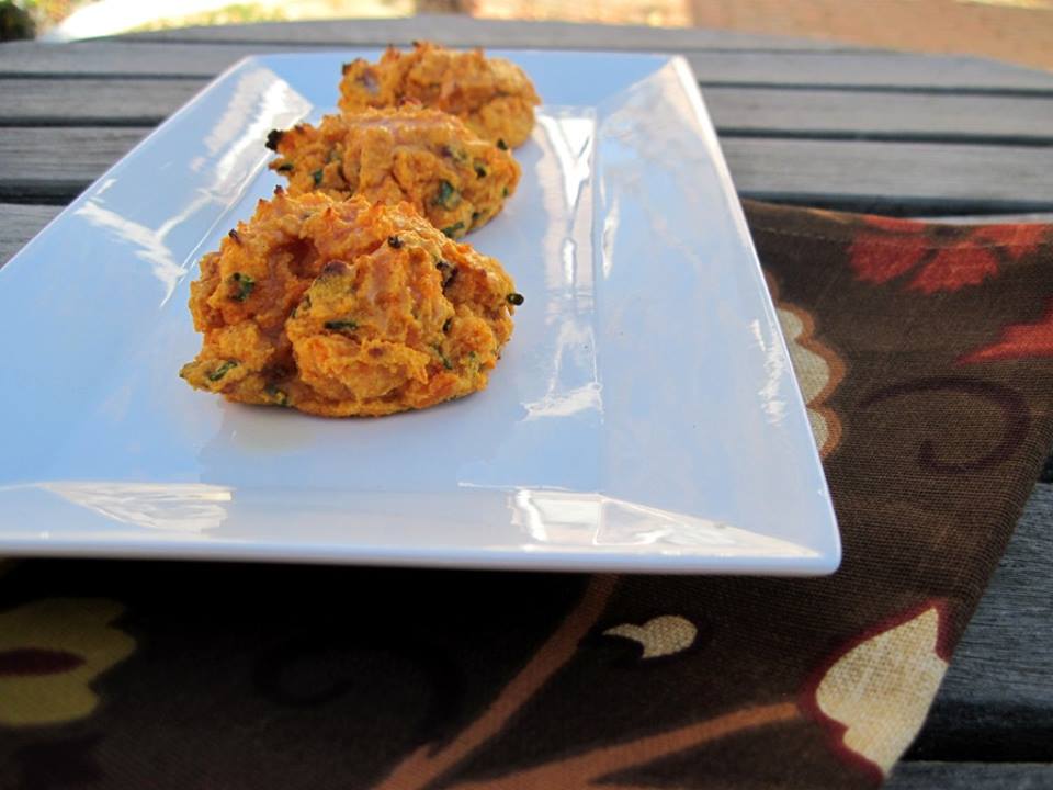 Bacon and Chive Sweet Potato Biscuits