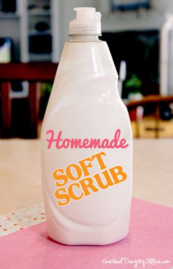 homemade soft scrub cleaner 