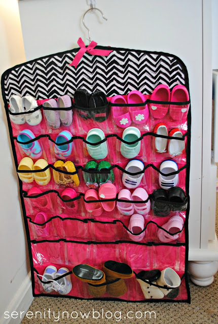Storage-Idea-Tip-for-American-Girl-Doll-Shoes-Accessories-Toys-Serenity Now blog