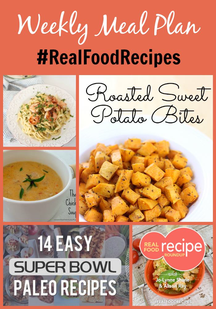 weekly meal plan featuring super bowl paleo recipes 