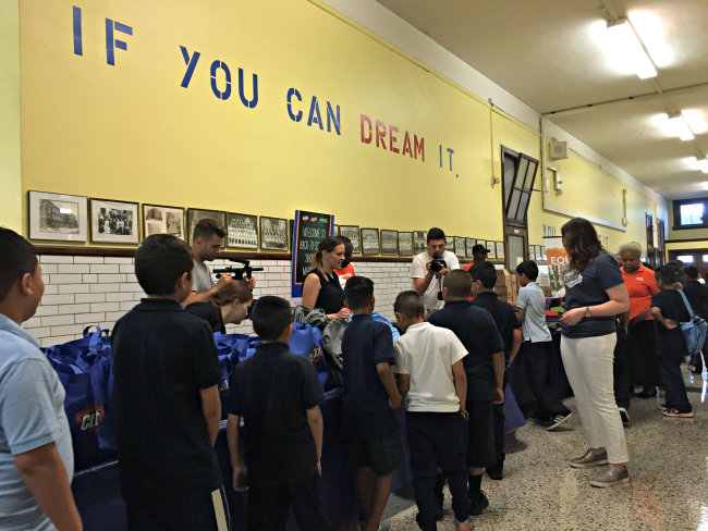 Clorox was in Chicago last week hosting a back to school supply pop-up shop at Douglas Taylor Elementary School.