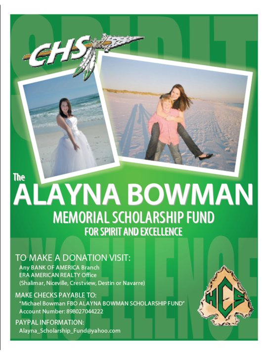 In Memory of Alayna Bowman