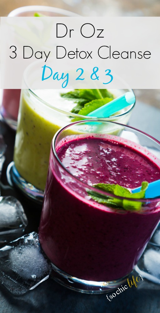 Dr Oz 3 Day Cleanse