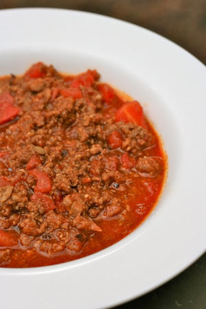 Paleo Super Bowl Chili (Almost)