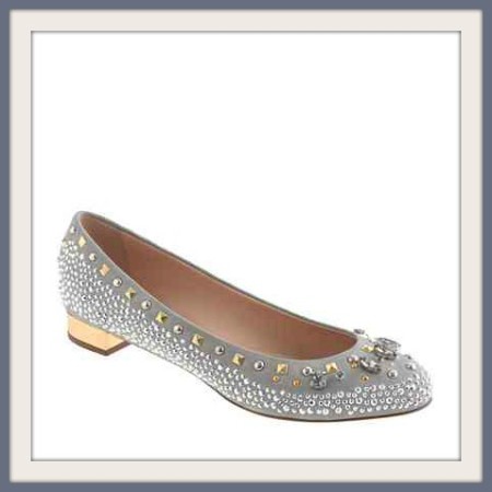 j crew janey Crystal flats 