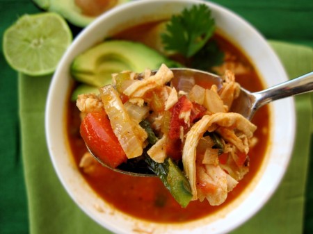 #paleo chicken tortilla soup