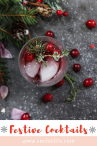 Fun & Festive Holiday Cocktails | So Chic Life