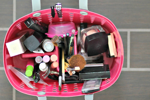 DIY organizing your cosmetics