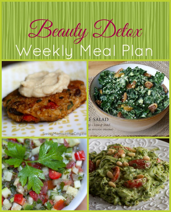 beauty detox weekly meal plan