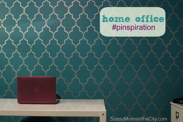 #pinspiration: home office redesign with stencils