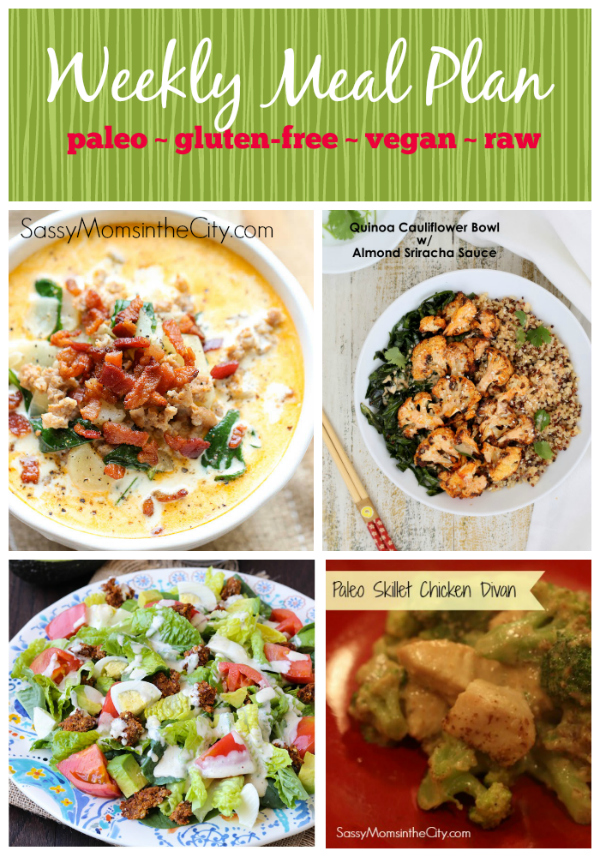 weekly meal plan march 30th