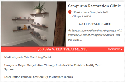 spa week at sempurna clinic 