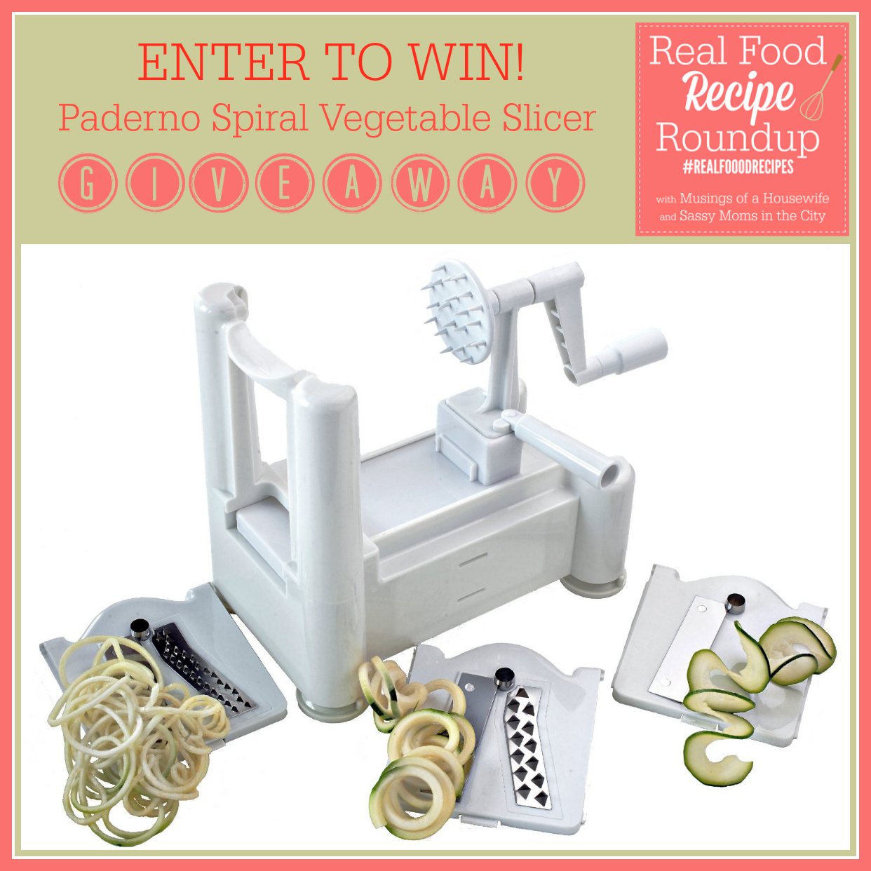 spiralizer giveaway