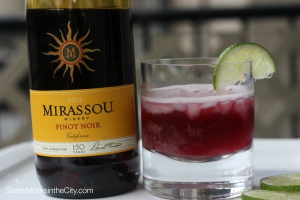 mirassou pinot noir wine cocktail