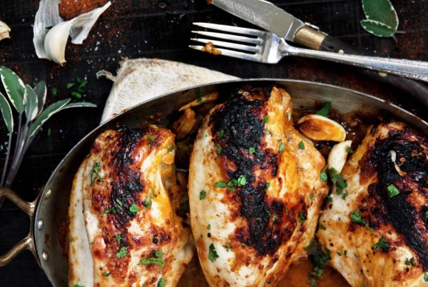 recipe spotlight: roasted chicken with pumpkin spice marinade