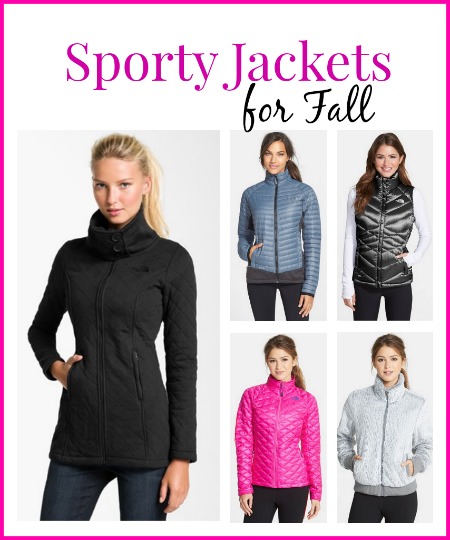 sporty jackets for fall patagonia north face