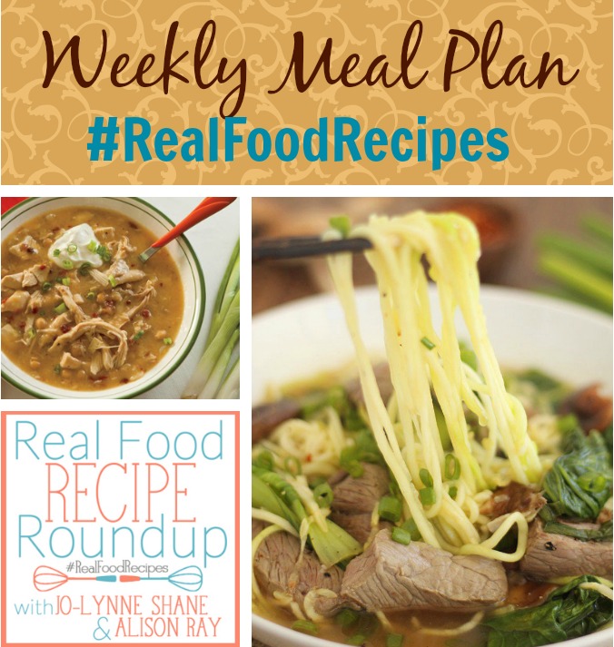 real food recipe round up + weekly meal plan november 2nd