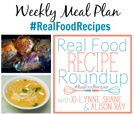 real food recipes round up + weekly meal plan november 23rd