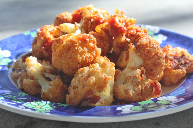 Manchurian Roasted Cauliflower recipe