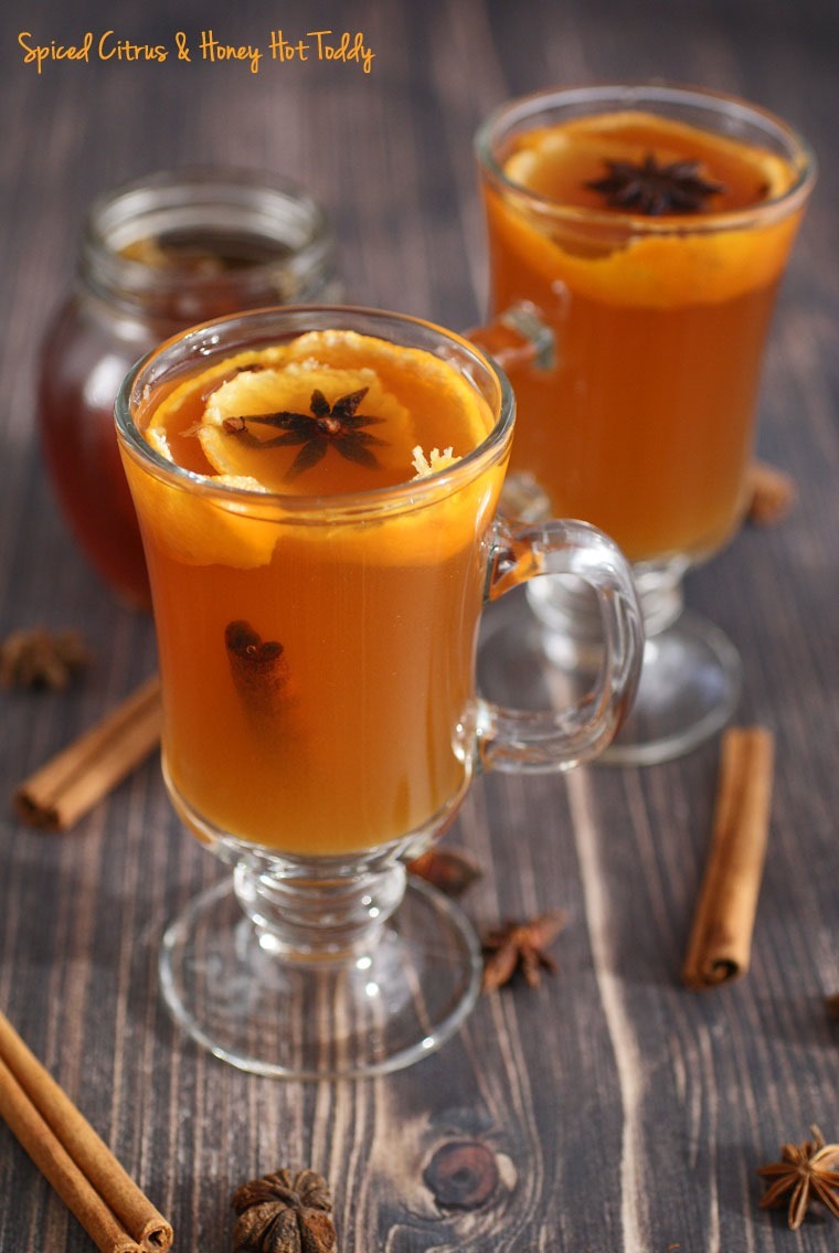 Spiced Honey Hot Toddy 20 winter drinks and cocktails