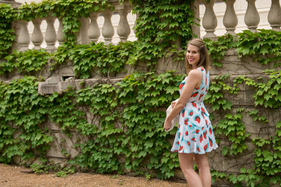 The Kissing Booth Blog - Floral Spring dress for easter