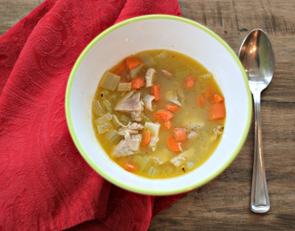 Thanksgiving is over but what to do with all that leftover turkey? It’s time to clean out the fridge and make easy chicken soup. No turkey? Try using leftover rotisserie chicken for this quick and healthy chicken soup recipe adapted from 21 Day Sugar Detox. Feeling a little under the weather? Chicken soup for colds is just what the “doctor" ordered! 