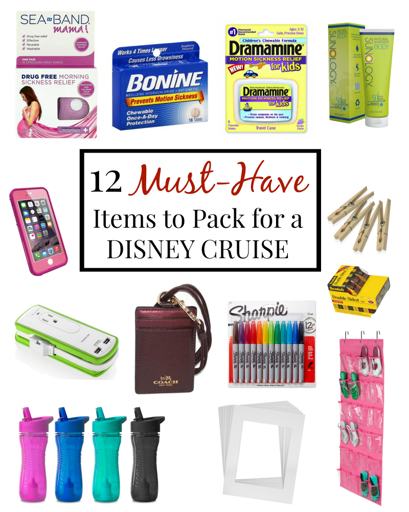 What to Pack for a Disney Cruise 12 Must Have Items You Need on a Disney Cruise via @SoChicLife