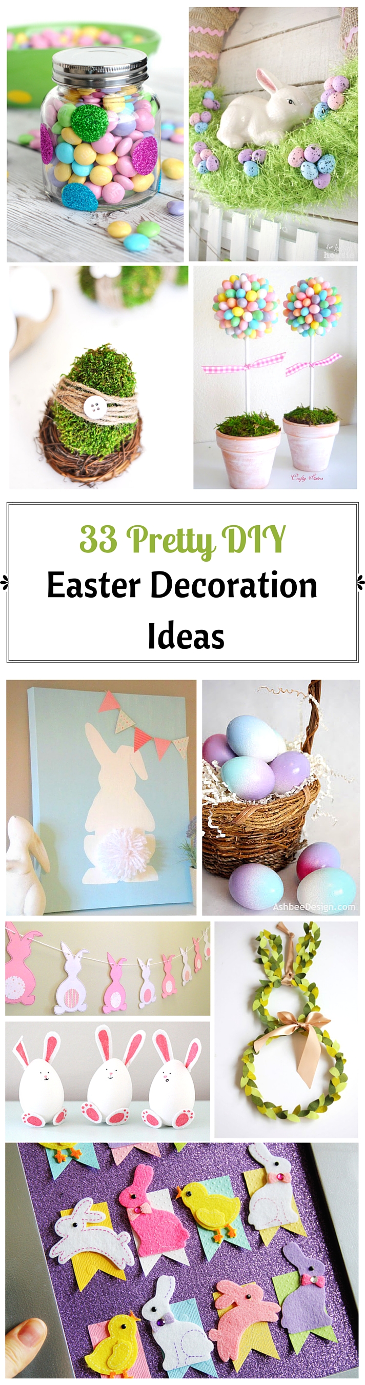 33 Pretty DIY Easter Decoration Ideas
