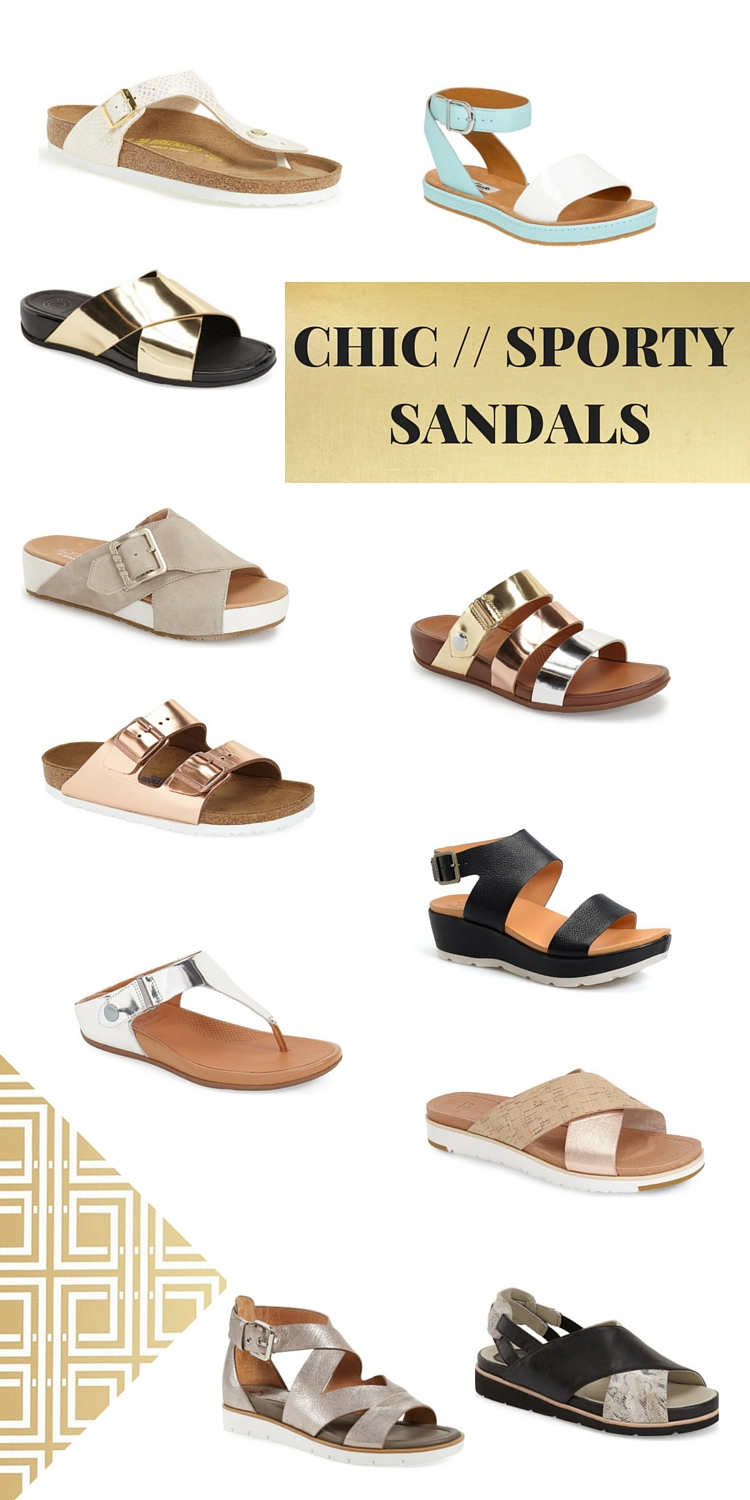 Chic Sporty Sandals for Summer