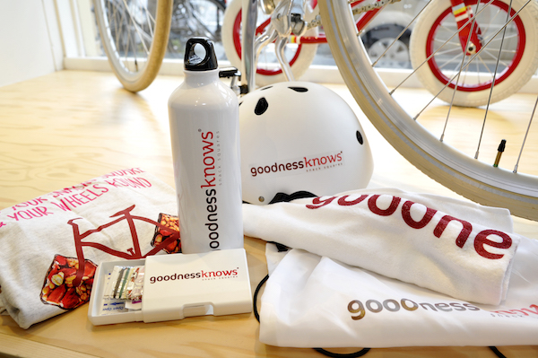 Gear Up and Go for Bike to Work Day with goodnessknows snacks squares and Whitney Port