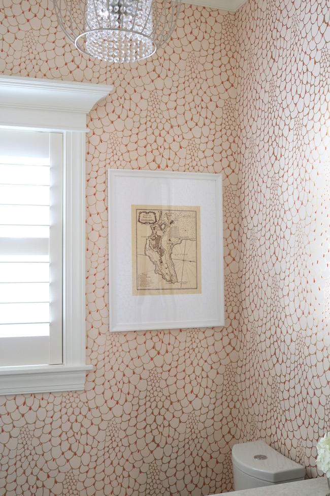 Relativity Textiles Wallpaper: It’s been a few months since we added Relativity Textiles wallpaper to our powder room and I’m excited to share the results.