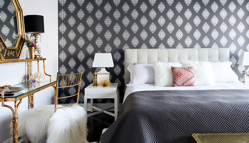 Looking for Wallpaper Inspiration? So many beautiful choices but I’m loving Relativity Textiles Wallpaper. 