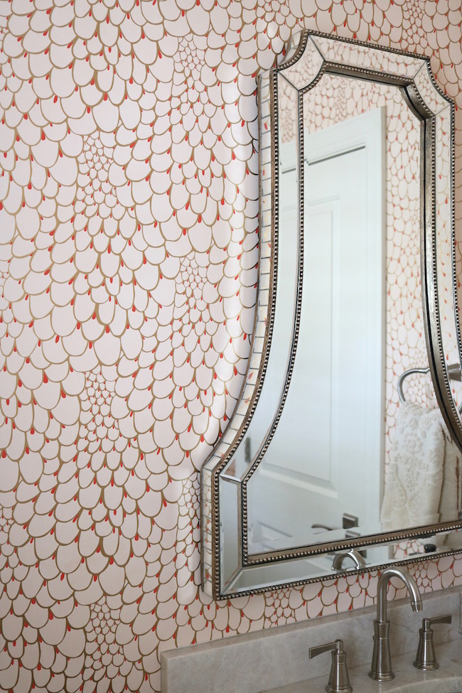 Relativity Textiles Wallpaper: It’s been a few months since we added Relativity Textiles wallpaper to our powder room and I’m excited to share the results.