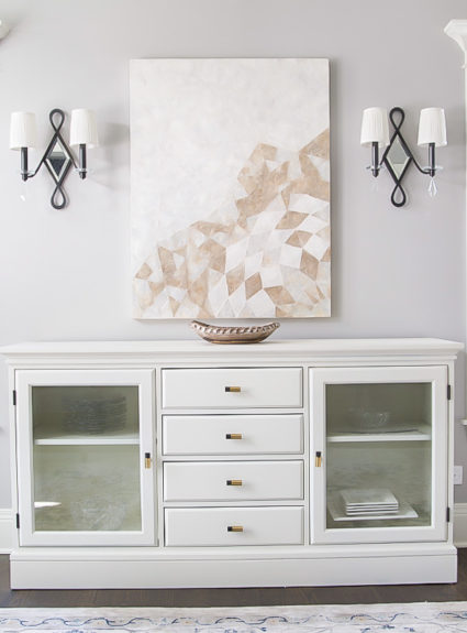 How to Paint Pottery Barn Furniture: Buffet Makeover