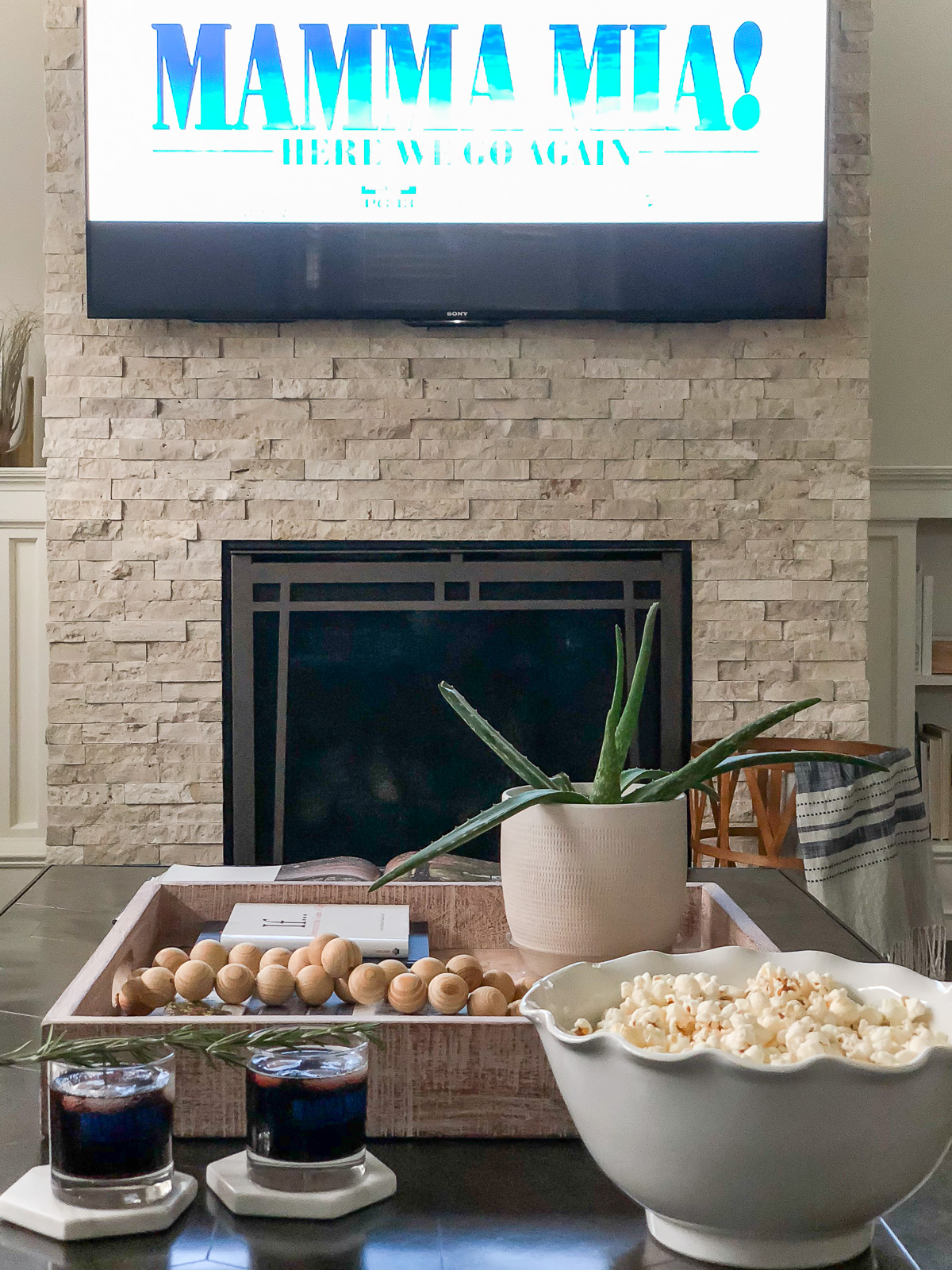 What better way to celebrate than to plan a Mamma Mia! Movie Night In with a healthy Greek inspired menu {AIP, Paleo, Whole 30} that’s easy to prepare!